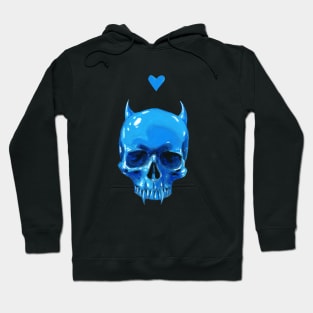 Ansekenamun - Blue Skull Hoodie